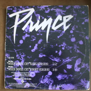 Prince – "When Doves Cry" Vinyl Record (Long & Short Versions)