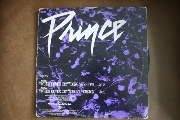 Prince – "When Doves Cry" Vinyl Record (Long & Short Versions)